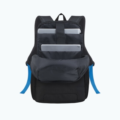 RivaCase 8067 Regent black Full size Laptop backpack 15.6" Τσάντα μεταφοράς Laptop